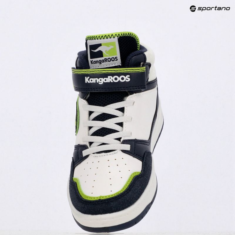 KangaROOS K-CP Dunkin Mid EV dark navy/lime detská obuv 9