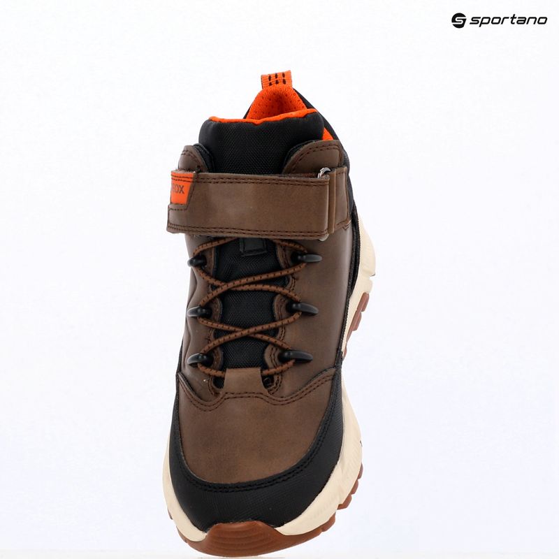 Junior topánky Geox Flexyper Plus brown cotto/black 18