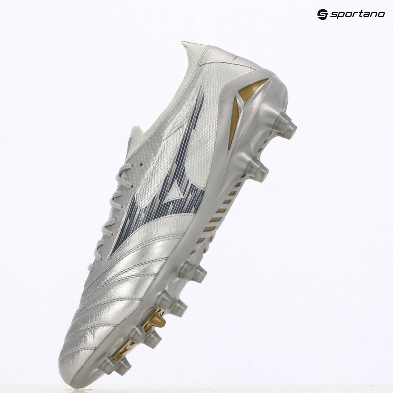 Pánske kopačky Mizuno Morelia Neo IV β Elite Md galaxy silver/8605C/Cool gray 3c 9