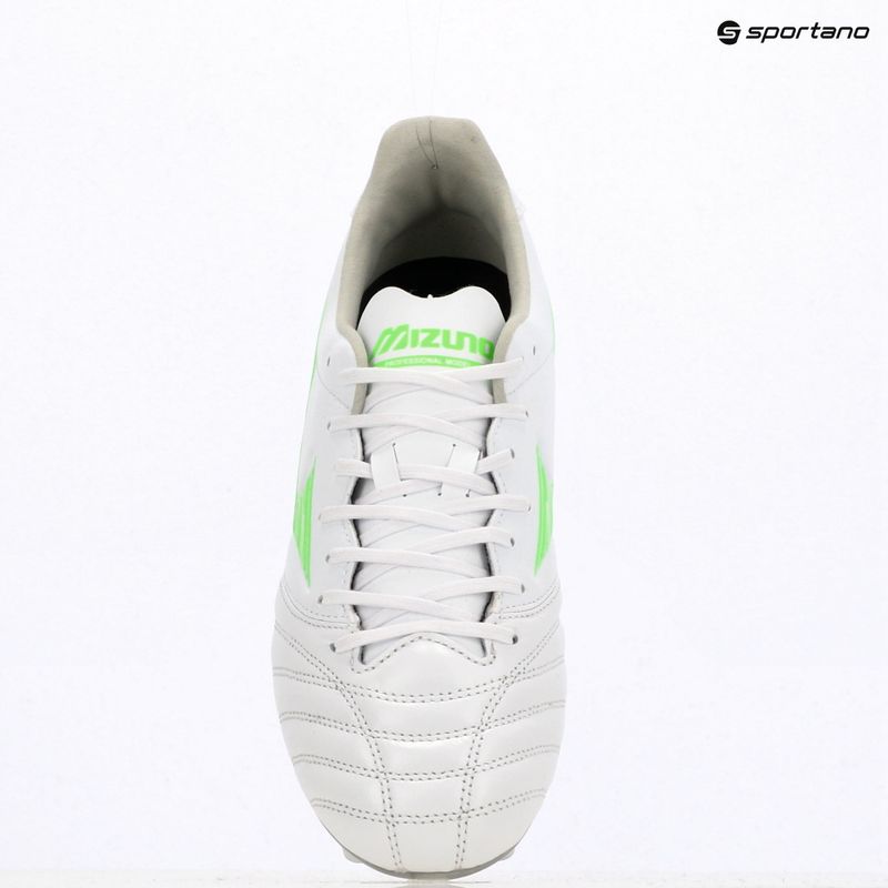 Pánske kopačky Mizuno Morelia Neo IV Pro Mix white/neon green/cool gray 3c 9