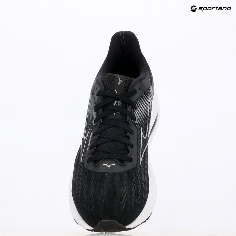Pánske bežecké topánky Mizuno Wave Inspire 21 black/silver/metallic gray 9