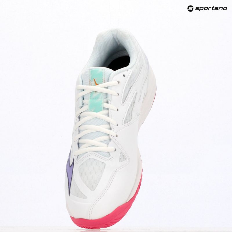 Volejbalová obuv Mizuno Thunder Blade Z white/violet indigo/camellia rose 11
