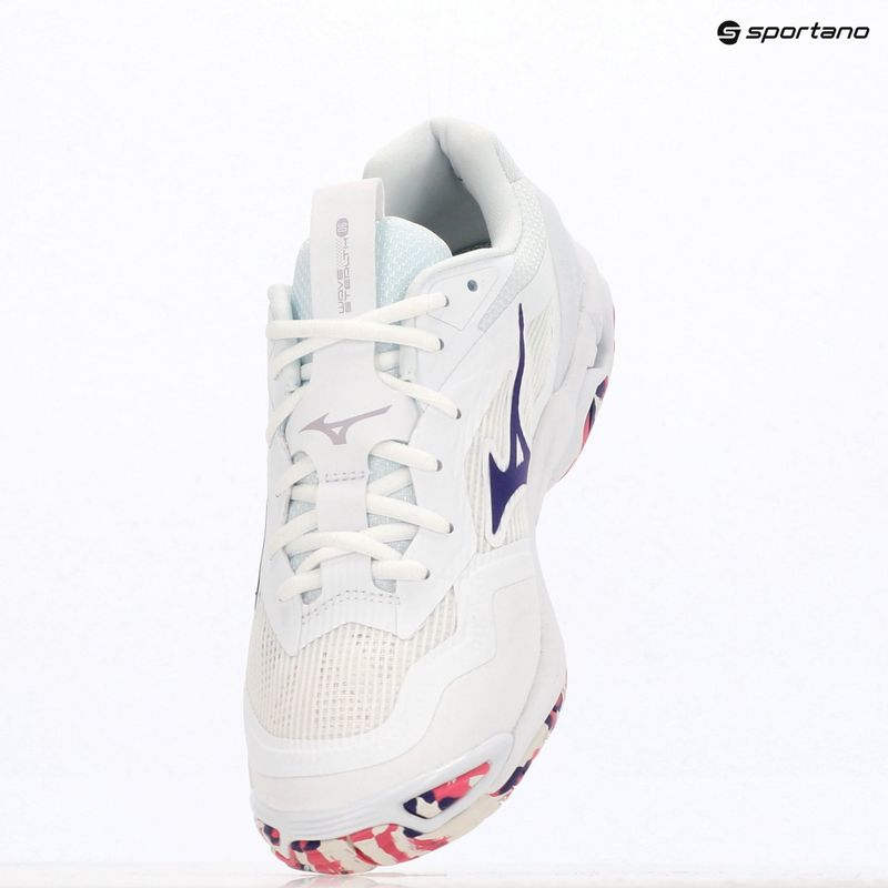 Topánky Mizuno Wave Stealth 6 white/violet indigo/camellia rose 9