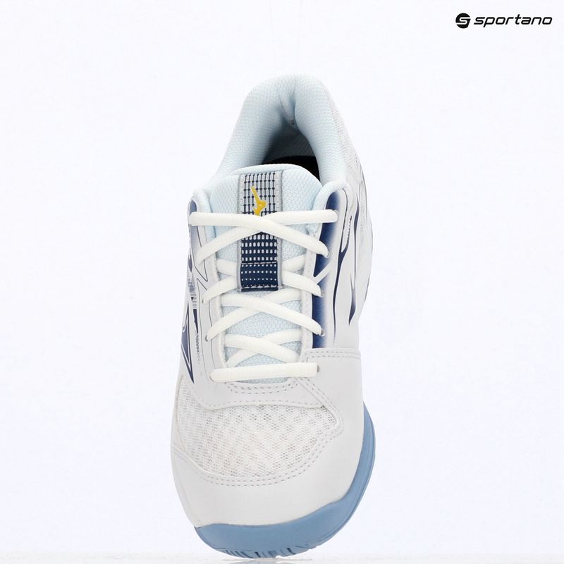 Detská obuv Mizuno Stealth Star 3 white/bellwether blue/belairblu 9