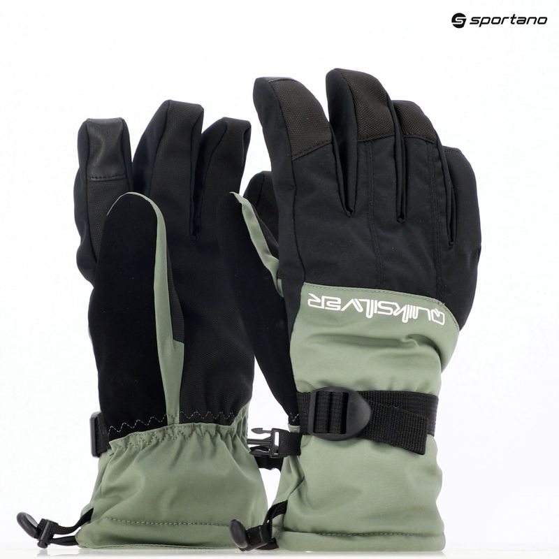 Pánske snowboardové rukavice Quiksilver Mission true black 10