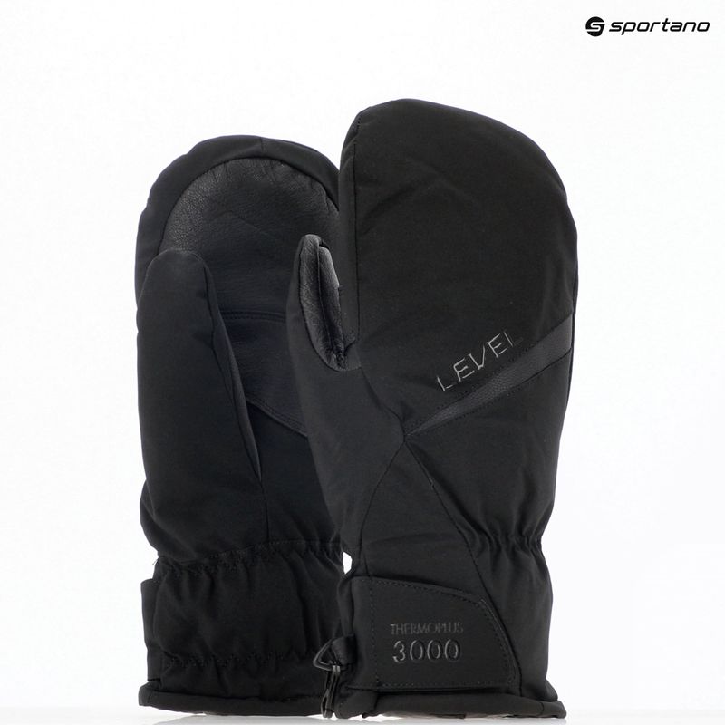 Pánske lyžiarske rukavice Level Alpine Mitt black 7