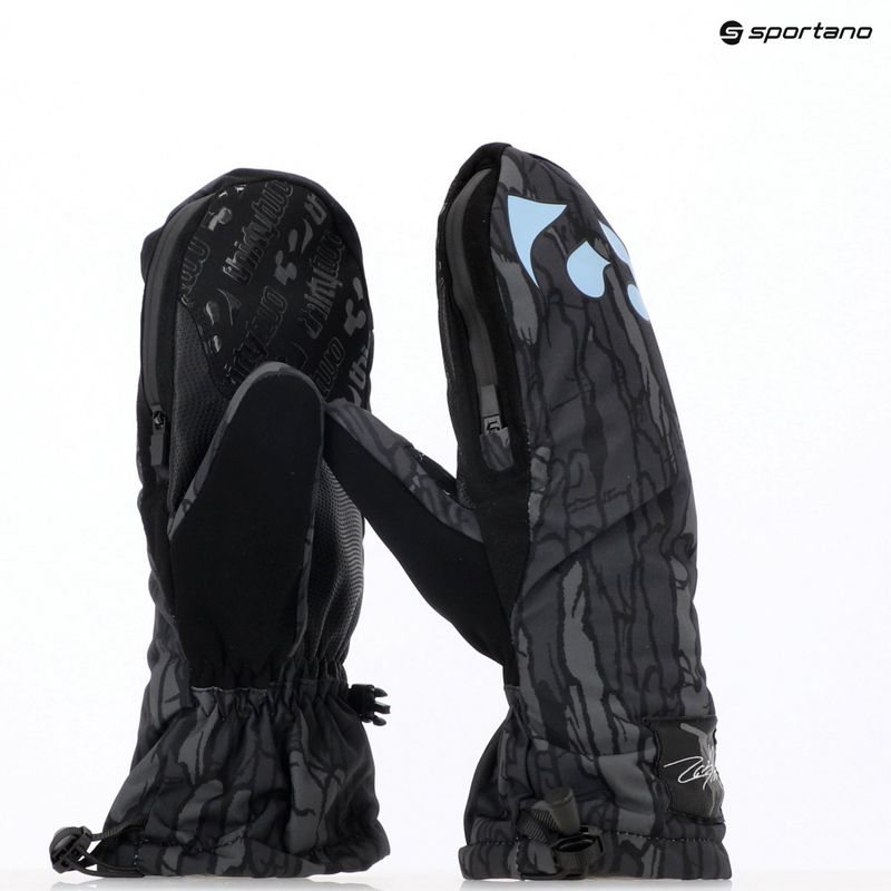 Pánske snowboardové rukavice ThirtyTwo Corp Mitt XLT black/black/reflective 8