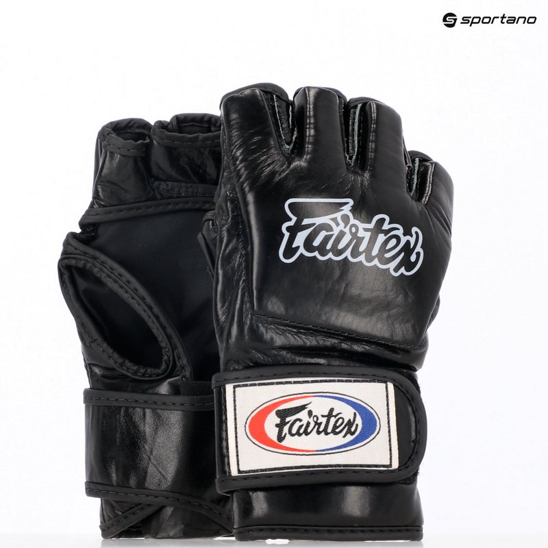 Rukavice MMA Fairtex "Open Thumb Loop" black 8