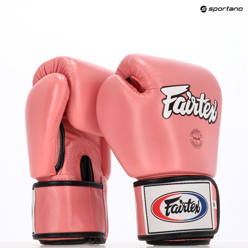Boxerské rukavice Fairtex Universal "Tight-Fit" Design pink 10