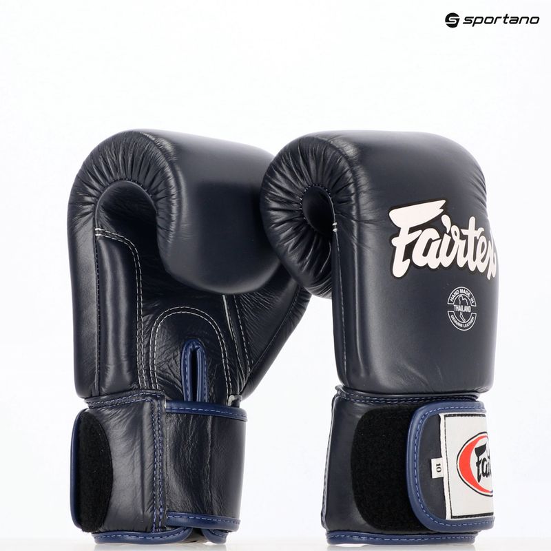 Boxerské rukavice Fairtex Universal "Tight-Fit" Design blue 8