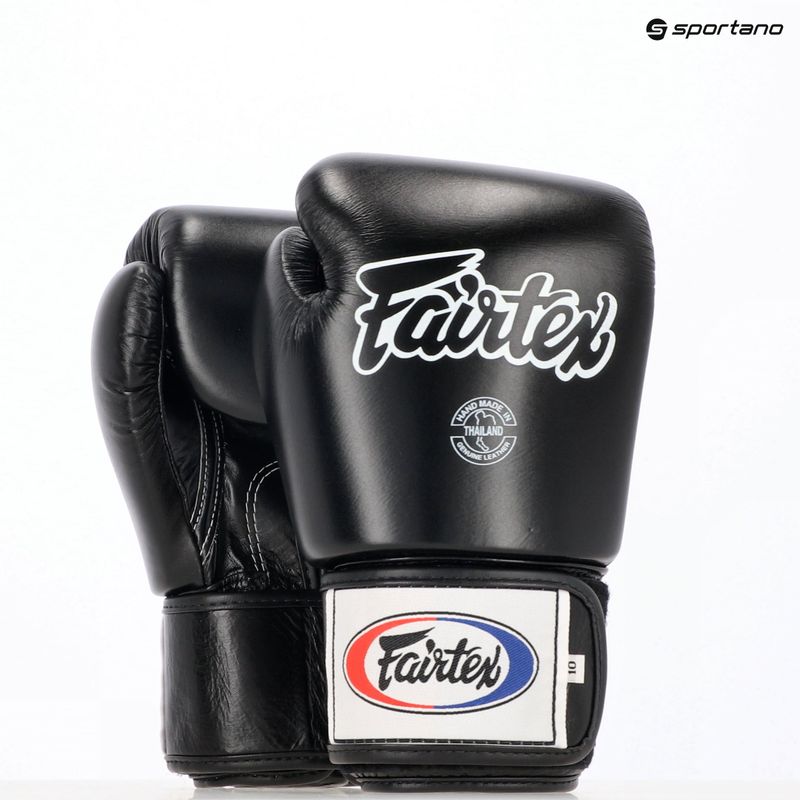 Boxerské rukavice Fairtex Universal "Tight-Fit" Design black 8