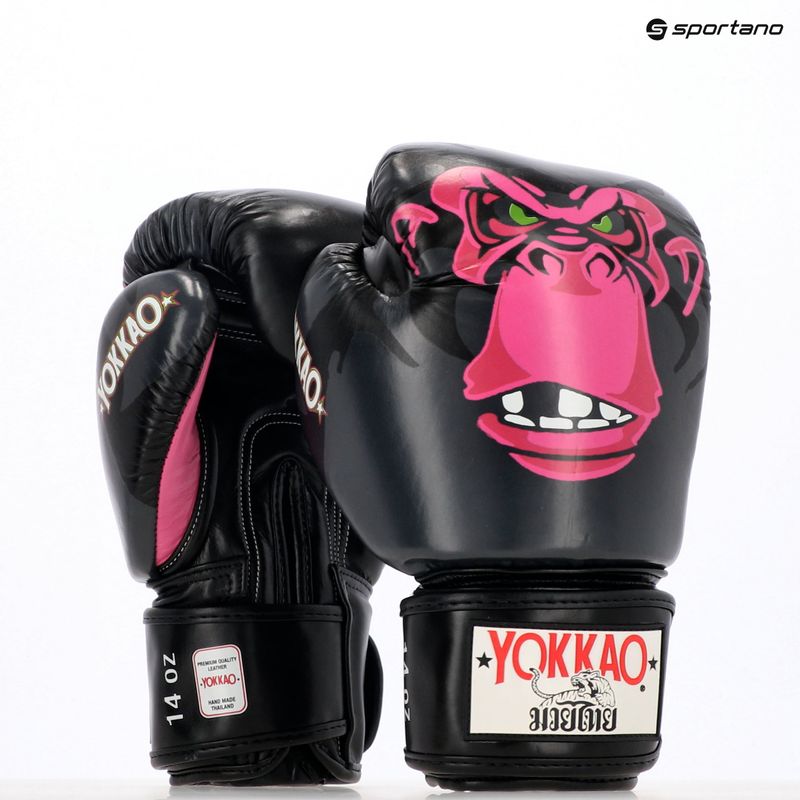 Pánske boxerské rukavice YOKKAO Primate black 8