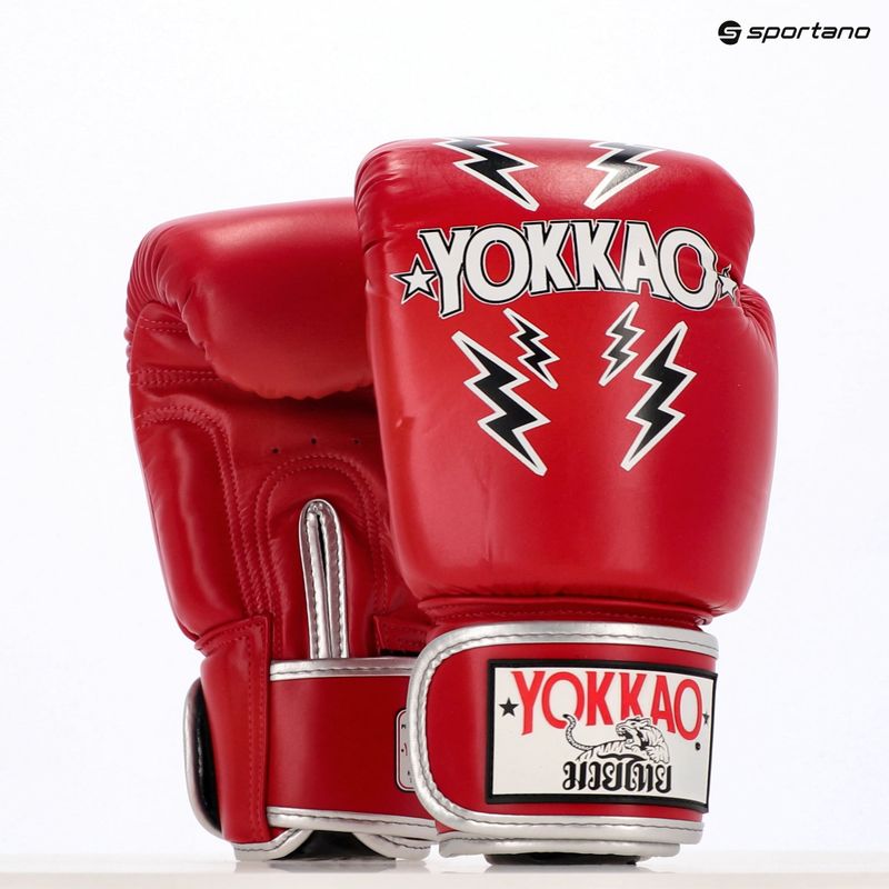 Pánske boxerské rukavice YOKKAO Stadium red 8