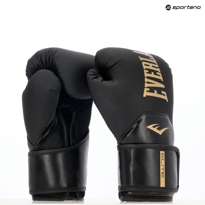 Boxerské rukavice Everlast Pro Style Elite 2 black/gold 8