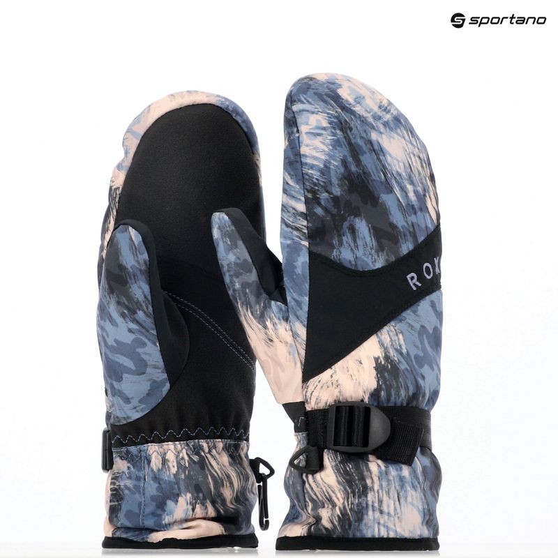 Detské snowboardové rukavice Quiksilver Mission heritage scribble black 8