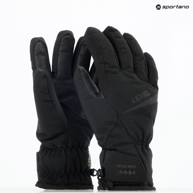Pánske lyžiarske rukavice Level Alpine black 7