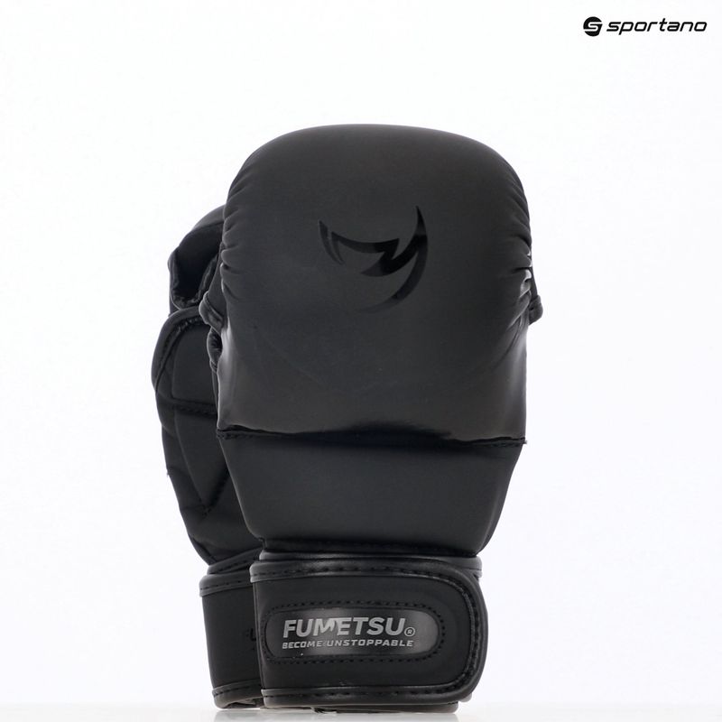 Rukavice MMA dziecięce FUMETSU Ghost S3 Sparring black/ black 7