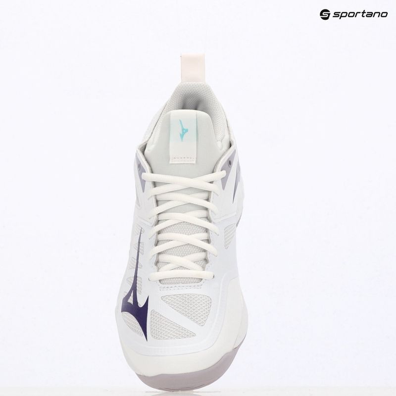 Volejbalová obuv Mizuno Wave Dimension white/violet indigo/camellia rose 9