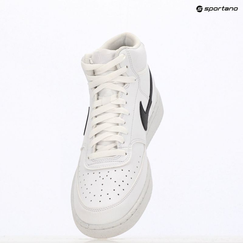Pánska obuv Nike Court Vision Mid Next Nature white/white/black 9