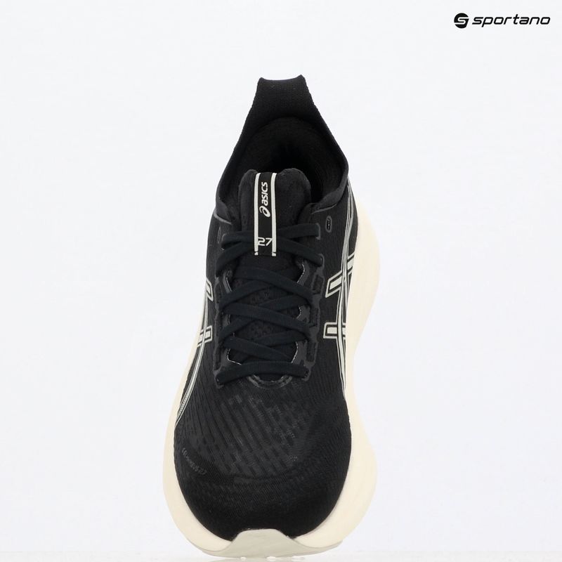 Pánske bežecké topánky ASICS Gel-Nimbus 27 black/lake grey 9