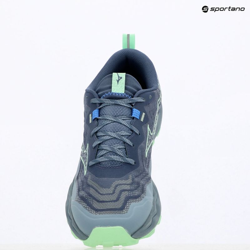 Pánske bežecké topánky Mizuno Wave Daichi 9 vintage indigo/neo mint/citade 9