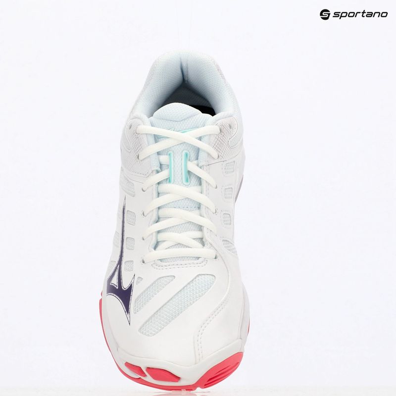 Volejbalová obuv Mizuno Wave Voltage 2 white/violet indigo/camellia rose 11