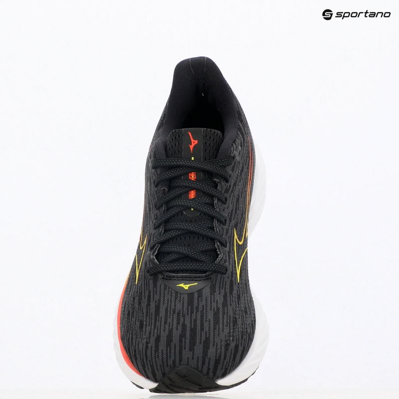 Dámske bežecké topánky Mizuno Wave Rider 28 black/evening primrose/poppy red 9
