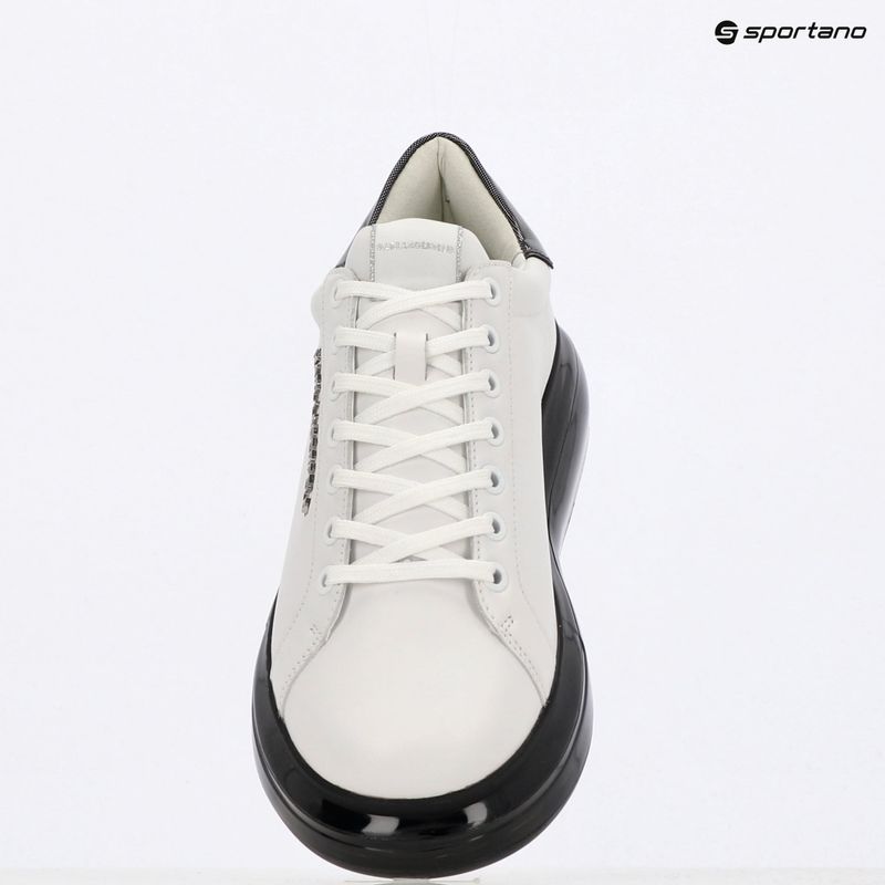 KARL LAGERFELD pánske topánky Kapri Kushion white leather w/black 9