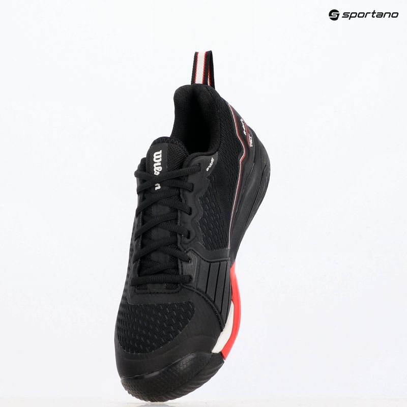 Pánska tenisová obuv Wilson Rush Pro 4.5 black/infrared/white 9