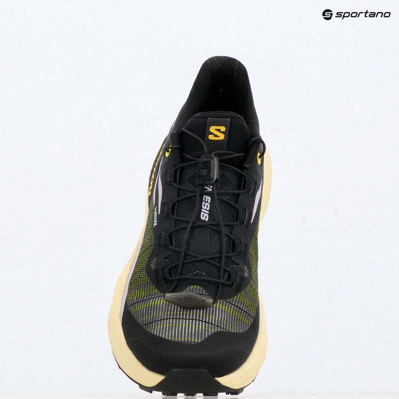 Salomon Genesis dámska bežecká obuv black/sulphur spring/orchid petal 11