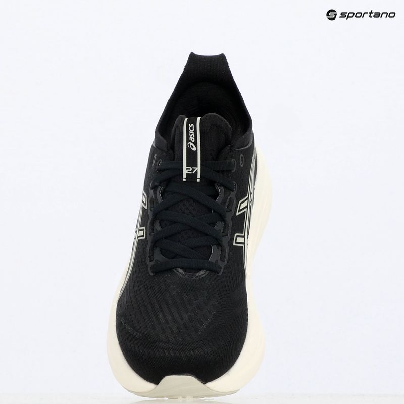 Dámske bežecké topánky ASICS Gel-Nimbus 27 black/lake grey 9