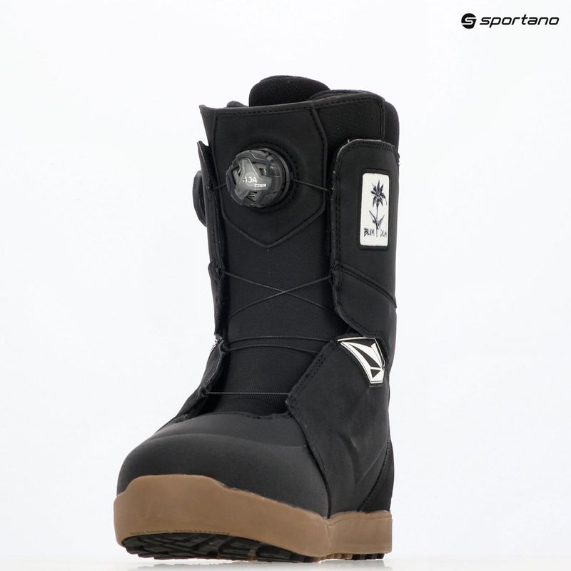 Pánske snowboardové topánky ThirtyTwo Lashed Double Boa X Volcom '24 black/gum 11