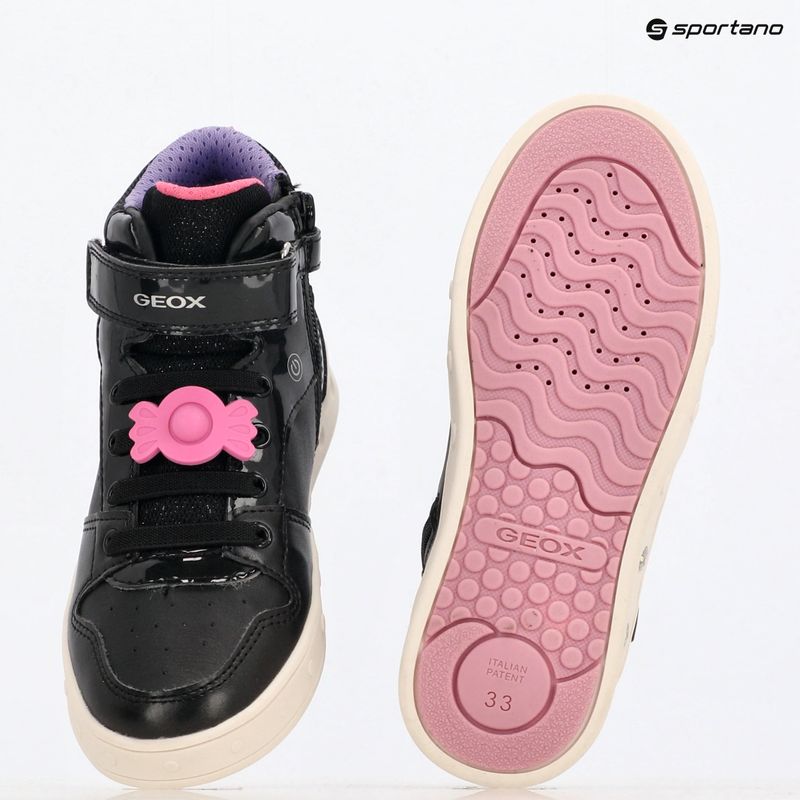 Detská obuv Geox Skylin black/fuchsia 12