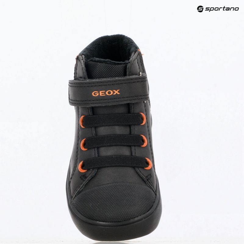 Detské topánky Geox Gisli black/dark orange 9