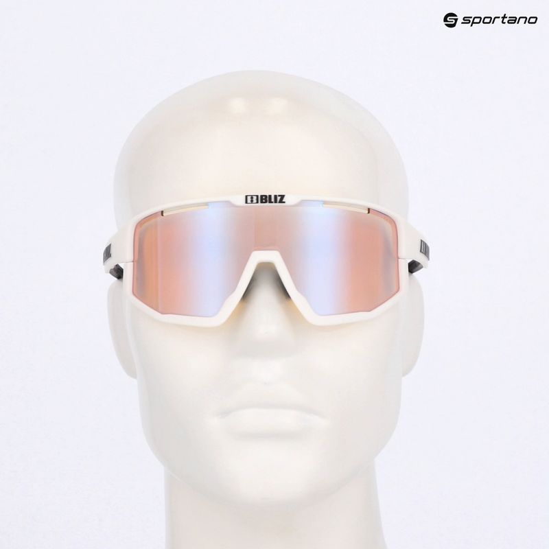 Slnečné okuliare Bliz Fusion Nano Optics Nordic Light matt white/ coral/ orange w blue multi 7
