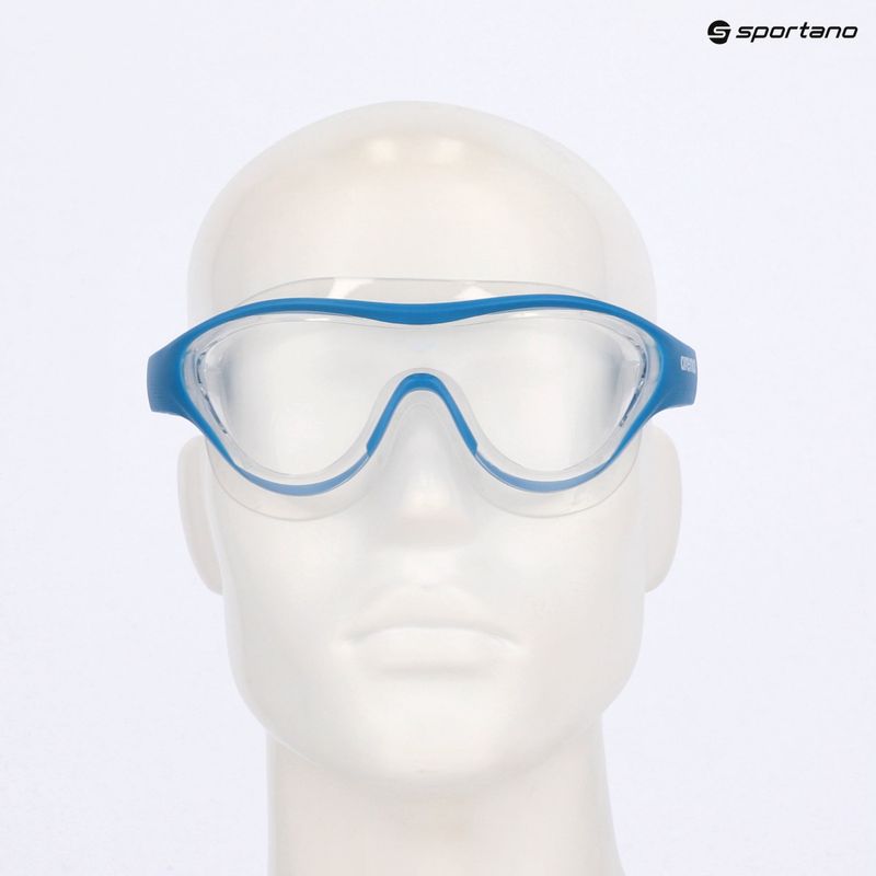 Plávacia maska arena The One Mask clear/blue/white 7