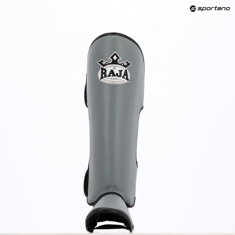 Chrániče holení a chodidiel RAJA BOXING Lightweight Shin Guards Genuine Leather grey 8