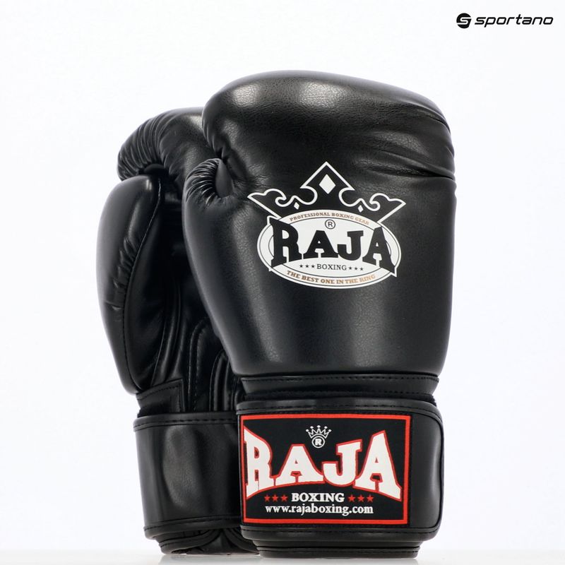 Boxerské rukavice RAJA BOXING Single Semi Leather black 8