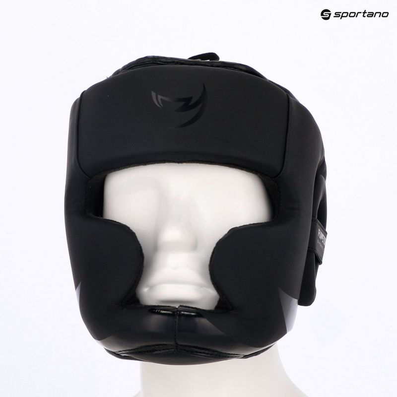 Boxerská prilba FUMETSU Ghost S3 black/black 6