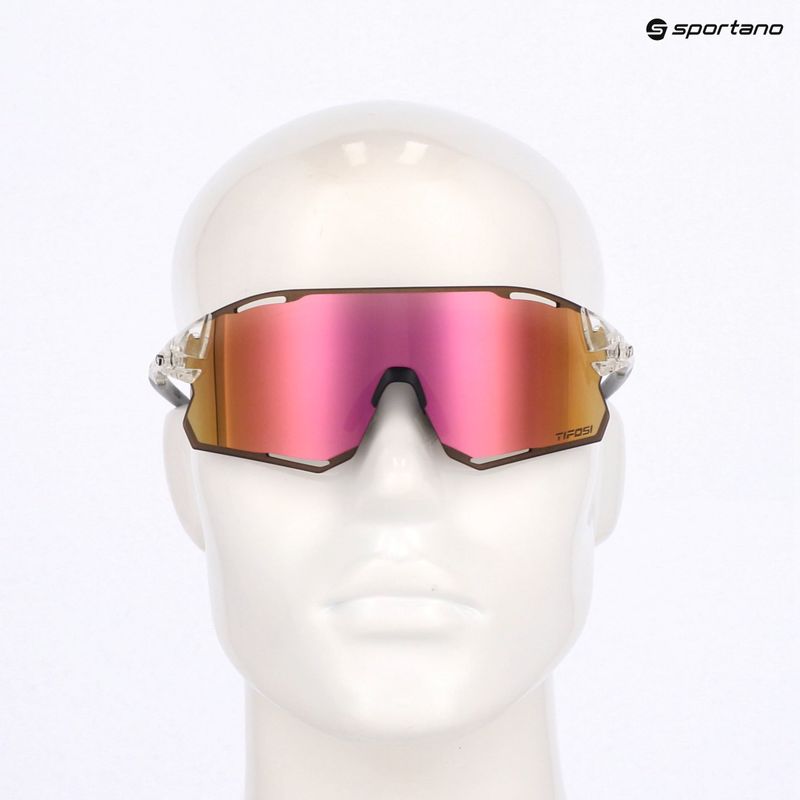 Slnečné okuliare Tifosi Rail Race Clarion crystal clear/clarion rose/clear 8