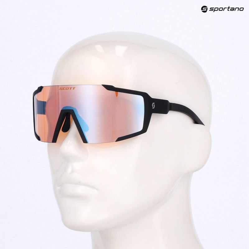 Slnečné okuliare SCOTT Shield black matt/blue chrome enhancer 11
