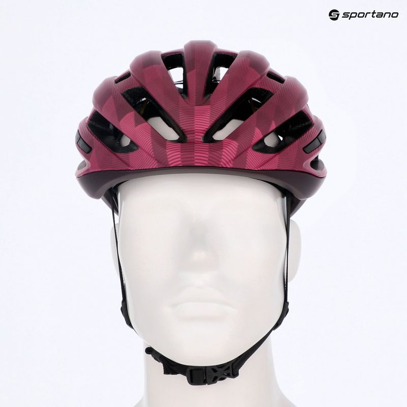 Cyklistická prilba Giro Agilis Integrated MIPS matte dark cherry towers 13