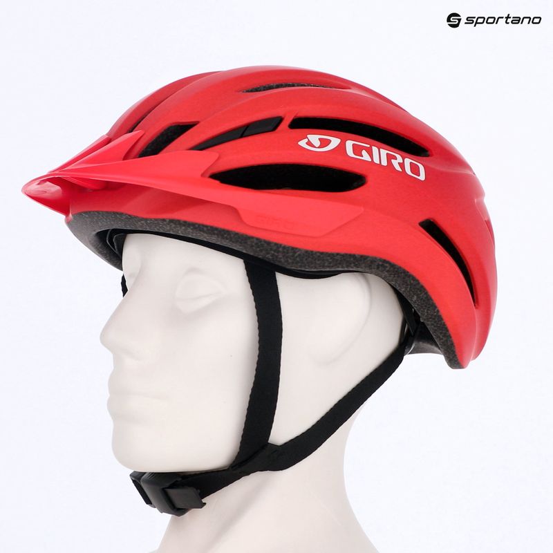 Detská cyklistická prilba Giro Register II matte bright red/white 13