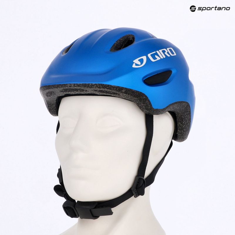 Detská cyklistická prilba Giro Scamp matte ano blue 12