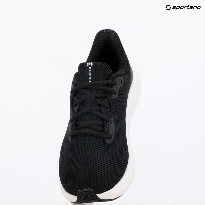 Dámske bežecké topánky Under Armour Charged Pursuit 4 black/black/white 9