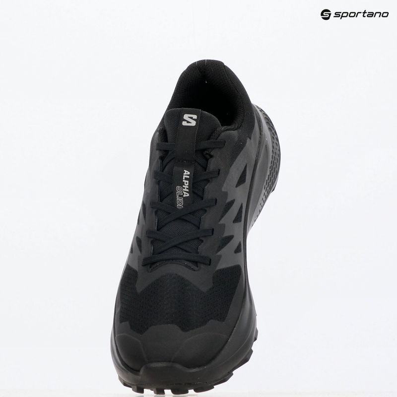 Pánske bežecké topánky Salomon Alphaglide black/asphalt/black 9
