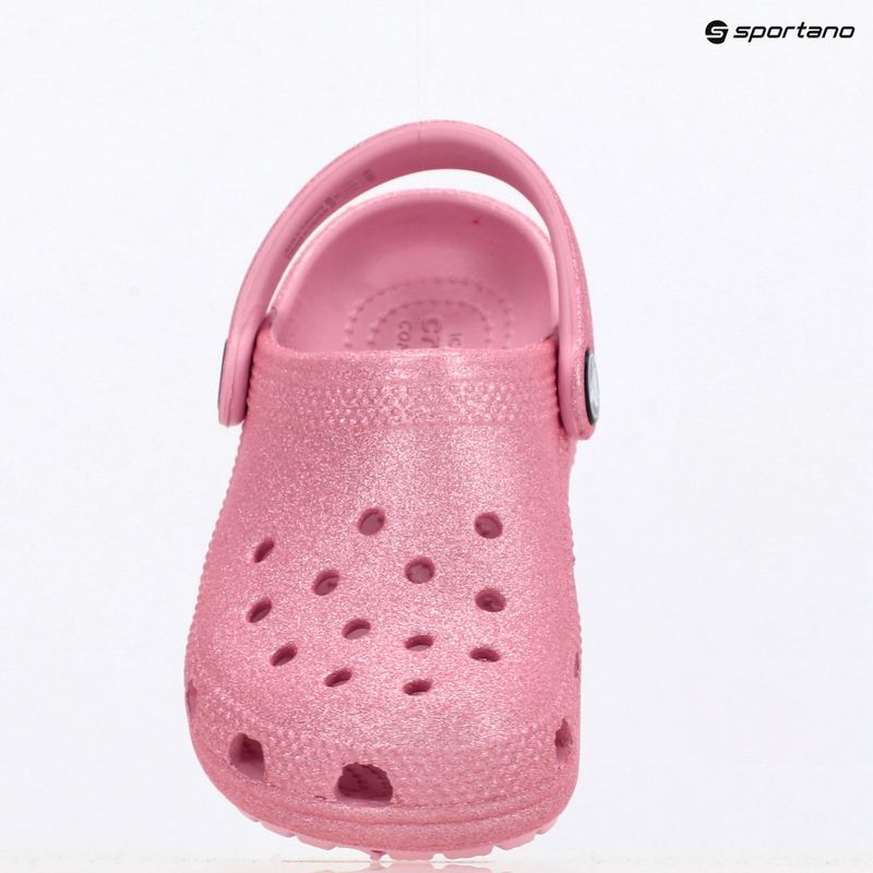 Detské nazúvaky Crocs Classic Glitter Clog Toddler pink tweed glitter 17