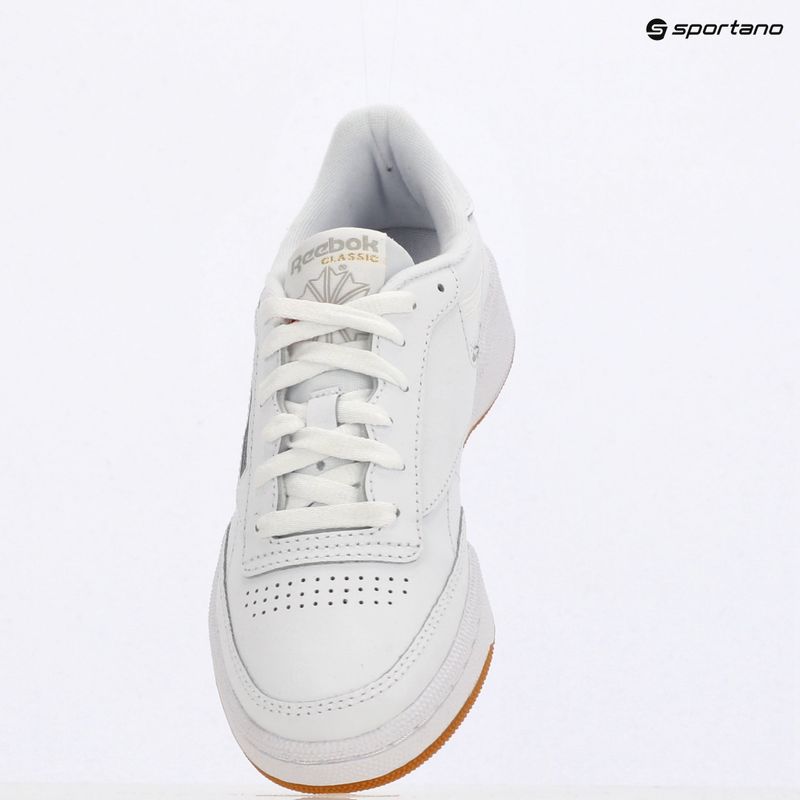 Dámska obuv Reebok Club C 85 white/light grey/gum 9