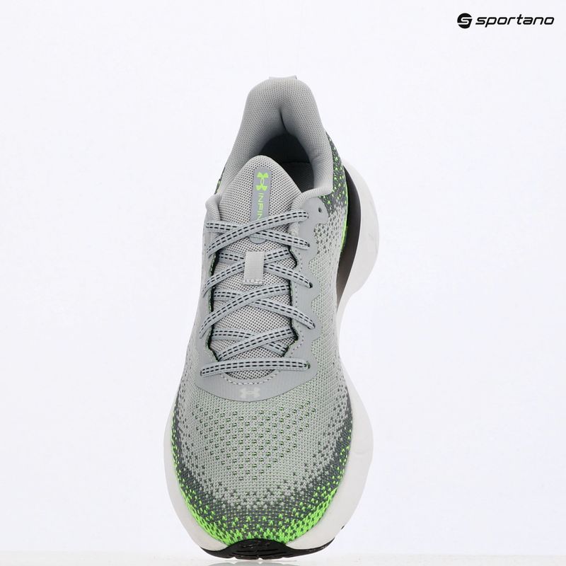 Pánske bežecké topánky Under Armour Infinite mod grey/hyper green/black 11