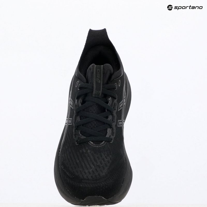 Dámske bežecké topánky ASICS Gel-Nimbus 27 black/graphite grey 9